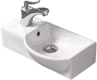 Раковина накладная SantiLine SL-2011R 40см белый